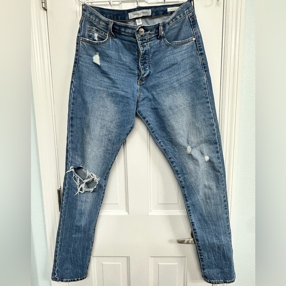 Vintage America Button Fly Classic Denim Jeans Size 6/28 - Picture 1 of 12